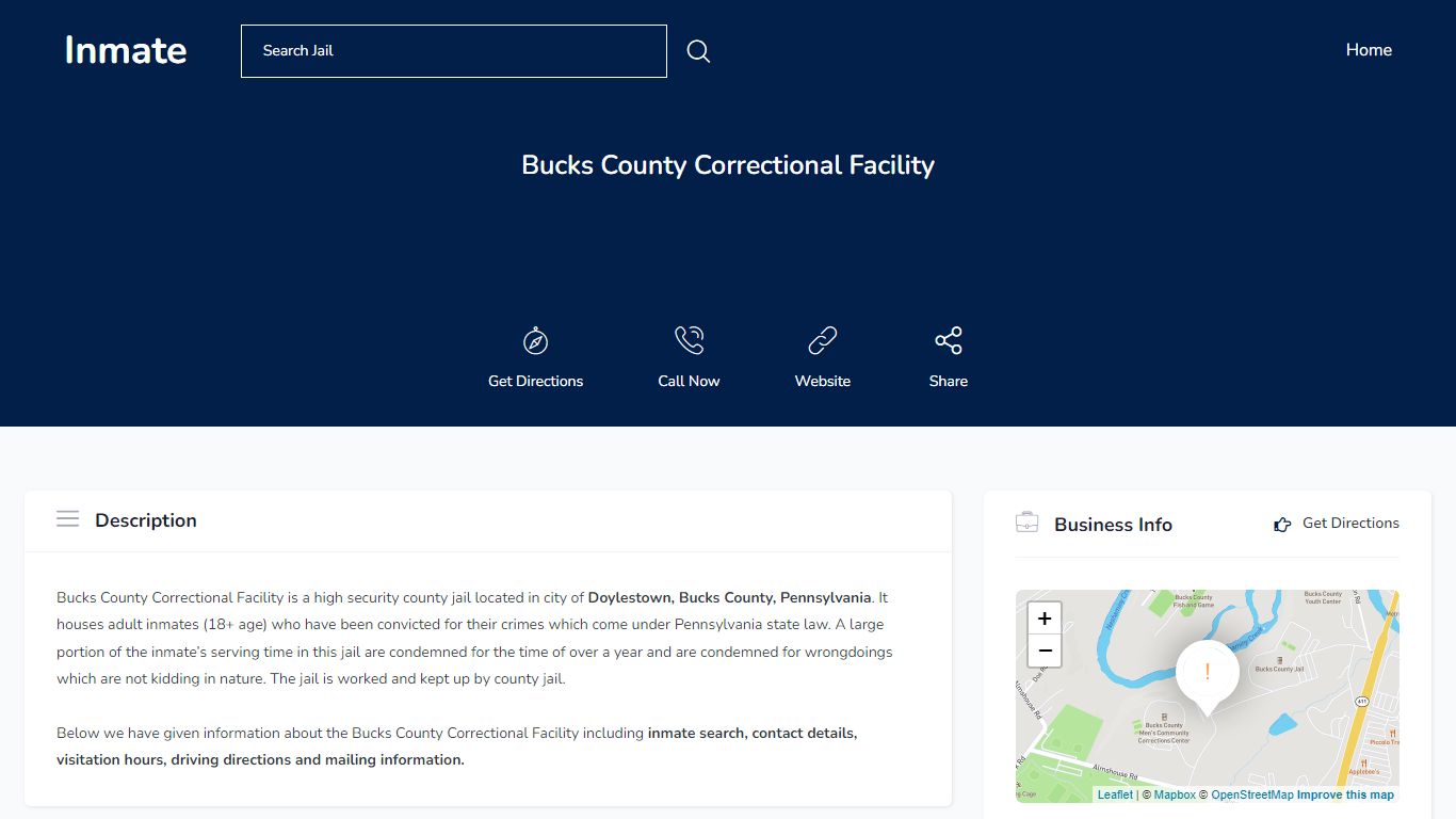 Bucks County Correctional Facility - Inmate